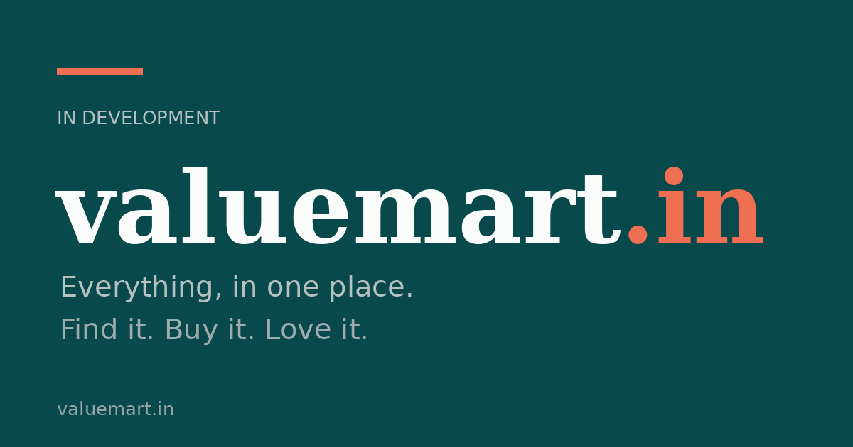Link preview image for valuemart.in